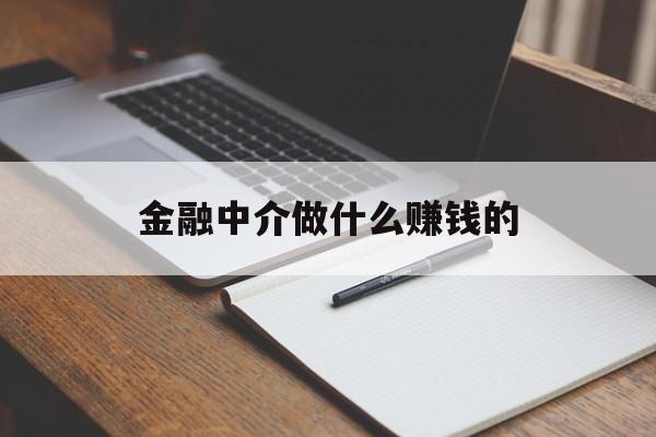 金融中介做什么赚钱的