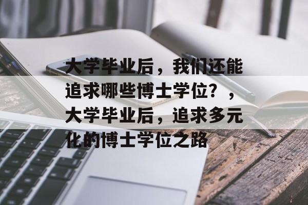 大学毕业后，我们还能追求哪些博士学位？，大学毕业后，追求多元化的博士学位之路