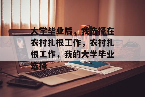 大学毕业后，我选择在农村扎根工作，农村扎根工作，我的大学毕业选择