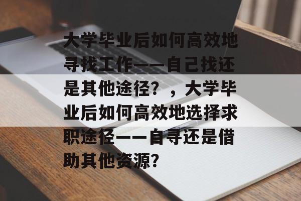 大学毕业后如何高效地寻找工作——自己找还是其他途径？，大学毕业后如何高效地选择求职途径——自寻还是借助其他资源？