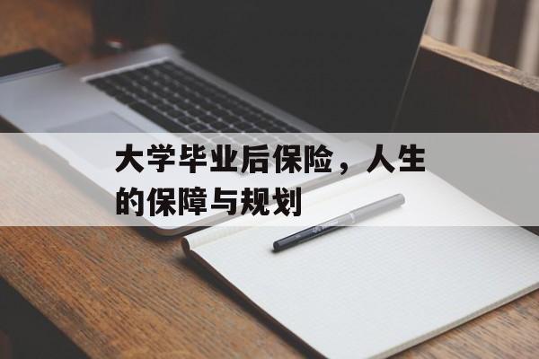 大学毕业后保险，人生的保障与规划