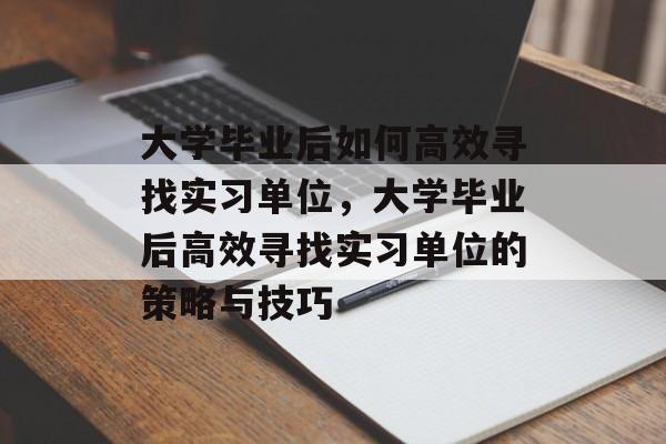 大学毕业后如何高效寻找实习单位，大学毕业后高效寻找实习单位的策略与技巧