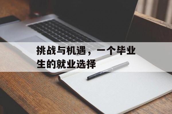 挑战与机遇，一个毕业生的就业选择